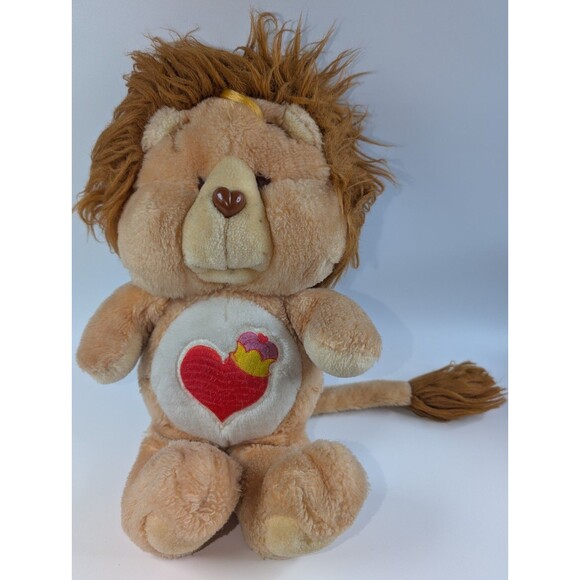 Vintage 1984 Care Bears Cousins Brave Heart Lion ~ 13" Plush Stuffed Kenner - Picture 2 of 16